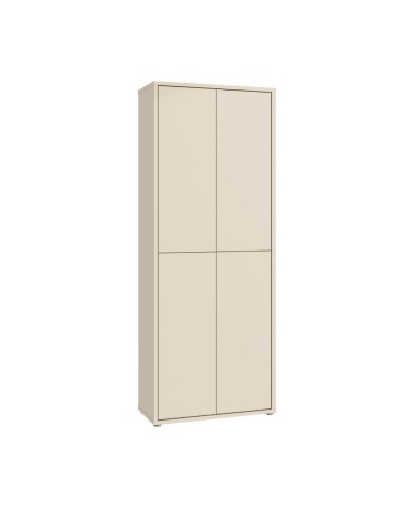 Mobile multiuso Medea 4 ante colore cashmere 74.5x34.9xH 191.9 cm.