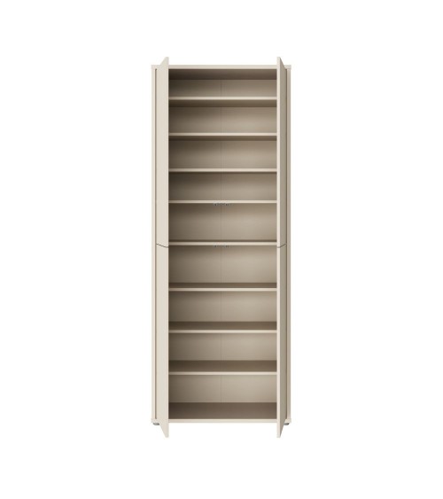 Mobile multiuso Medea 4 ante colore cashmere 74.5x34.9xH 191.9 cm.
