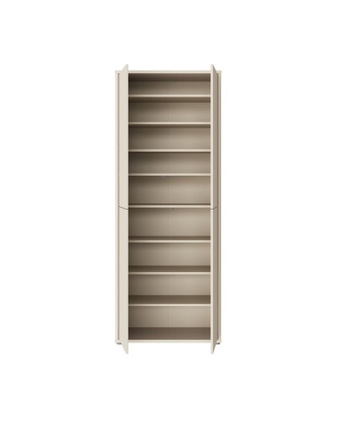 Mobile multiuso Medea 4 ante colore cashmere 74.5x34.9xH 191.9 cm.