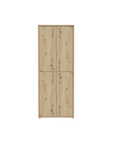 Mobile multiuso Medea 4 ante colore rovere 74.5x34.9xH191.9 cm.