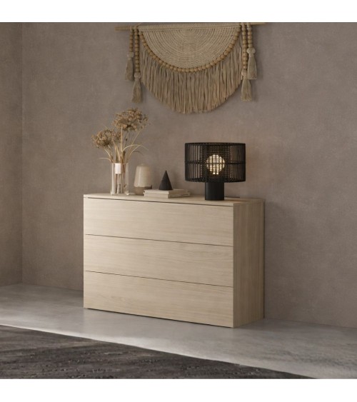 Comò Londra 3 cassetti colore cashmere