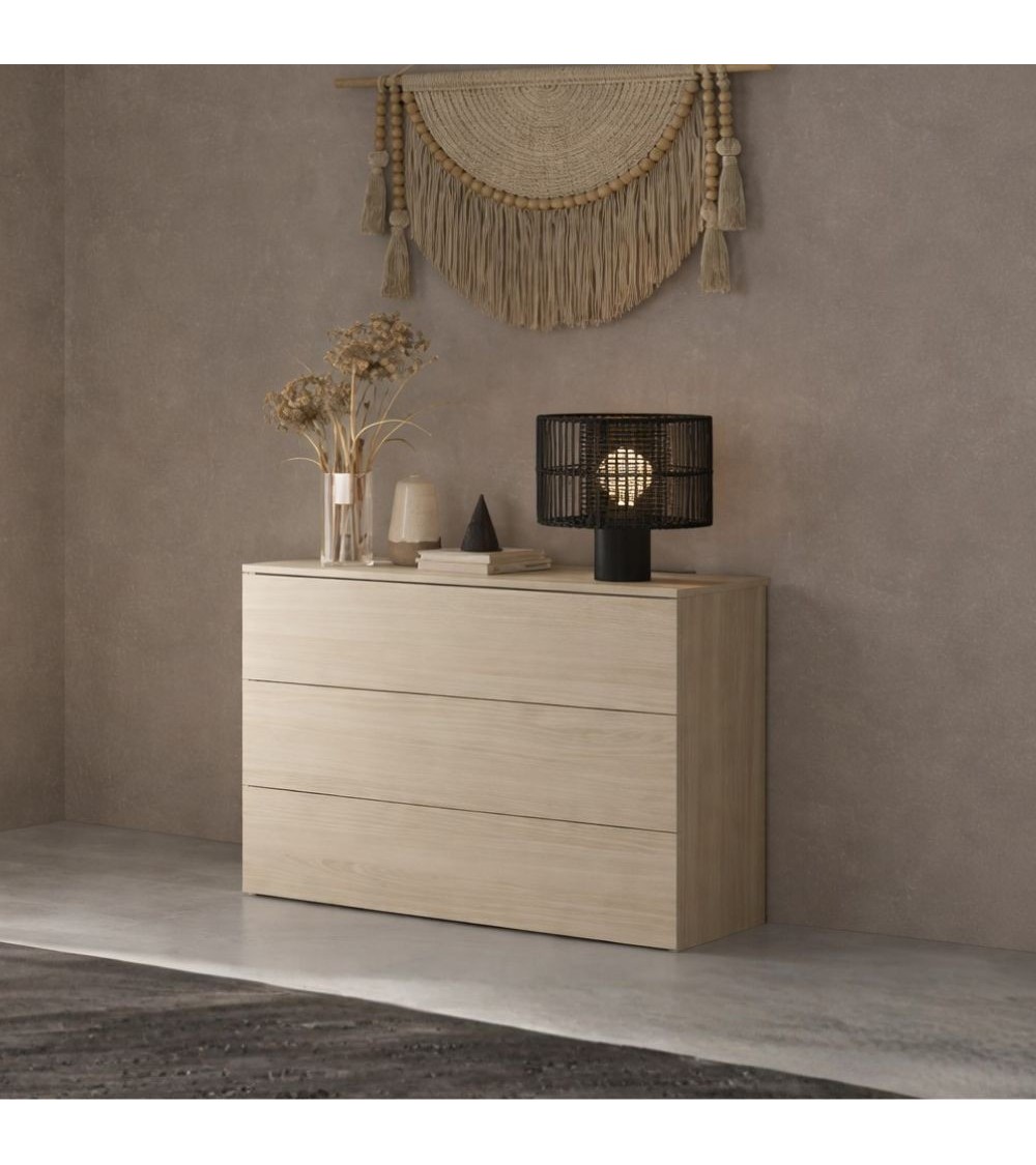 Comò Londra 3 cassetti colore cashmere