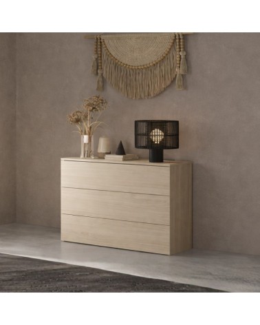 Comò Londra 3 cassetti colore cashmere