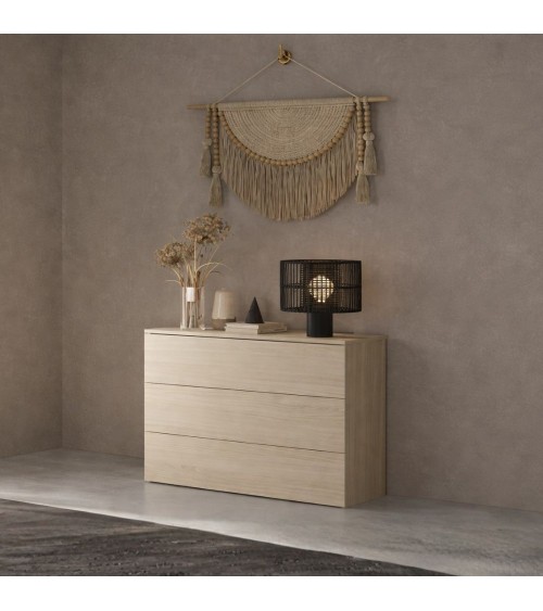 Comò Londra 3 cassetti colore cashmere