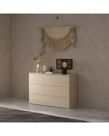 Comò Londra 3 cassetti colore cashmere