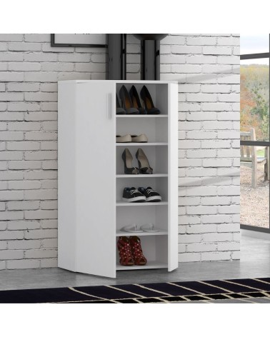 Mobile multiuso Lucio 2 ante H 120cm. colore bianco
