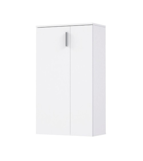 Mobile multiuso Lucio 2 ante H 120cm. colore bianco