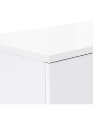 Mobile multiuso Lucio 2 ante H 120cm. colore bianco
