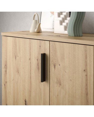 Mobile multiuso Lucio 2 ante H 120cm. colore rovere