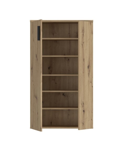 Mobile multiuso Lucio 2 ante H 120cm. colore rovere