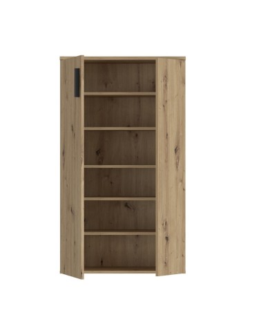 Mobile multiuso Lucio 2 ante H 120cm. colore rovere