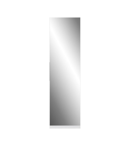 Scarpiera Nyx colore bianco con anta a specchio reversibile