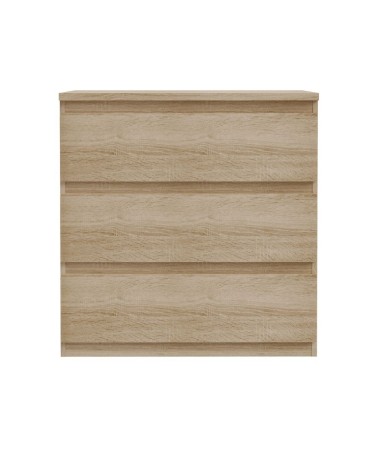 Cassettiera Morgan 3 cassetti 77.2x79.8x42.2 cm. colore rovere