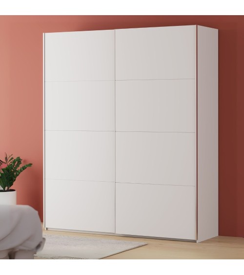 Armadio Afra 2 ante scorrevoli colore bianco