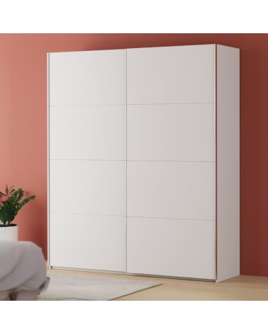 Armadio Afra 2 ante scorrevoli colore bianco