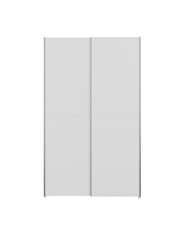Armadio Nico 2 ante scorrevoli colore bianco 120.1x39.1xH210 cm.