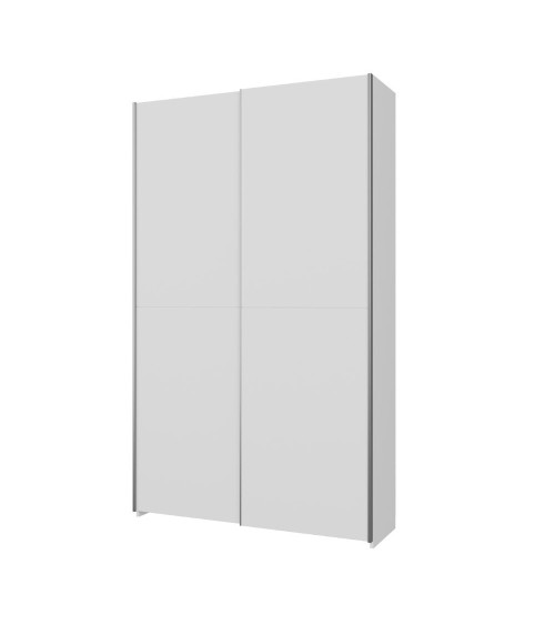 Armadio Nico 2 ante scorrevoli colore bianco 120.1x39.1xH210 cm.
