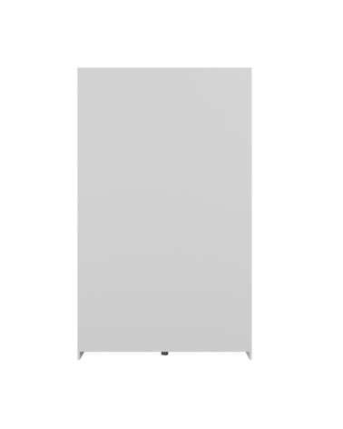 Armadio Nico 2 ante scorrevoli colore bianco 120.1x39.1xH210 cm.