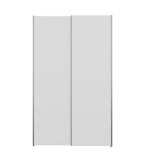 Armadio Nico 2 ante scorrevoli colore bianco 120.1x39.1xH210 cm.