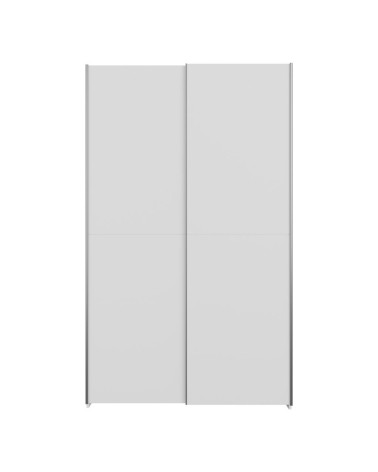 Armadio Nico 2 ante scorrevoli colore bianco 120.1x39.1xH210 cm.