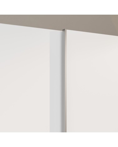 Armadio Nico 2 ante scorrevoli colore bianco 150.1x39.1xH210 cm.