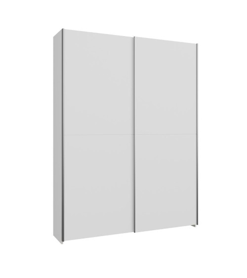 Armadio Nico 2 ante scorrevoli colore bianco 150.1x39.1xH210 cm.
