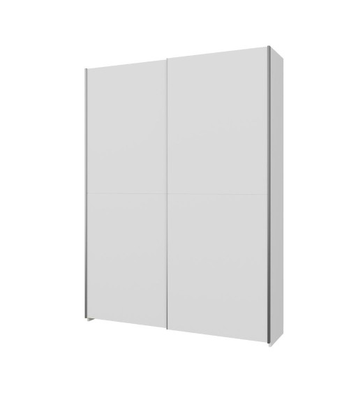 Armadio Nico 2 ante scorrevoli colore bianco 150.1x39.1xH210 cm.