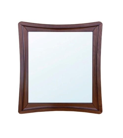Specchiera Maria con cornice in legno colore noce