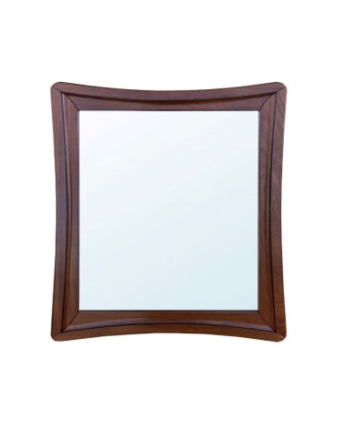 Specchiera Maria con cornice in legno colore noce