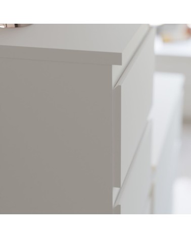 Cassettiera Morgan 3 cassetti 77.2x79.8x42.2 cm. colore bianco