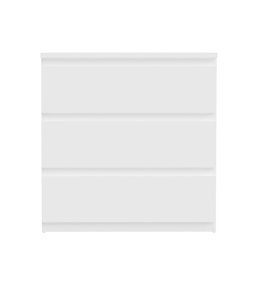 Cassettiera Morgan 3 cassetti 77.2x79.8x42.2 cm. colore bianco