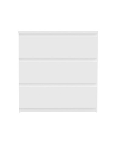 Cassettiera Morgan 3 cassetti 77.2x79.8x42.2 cm. colore bianco