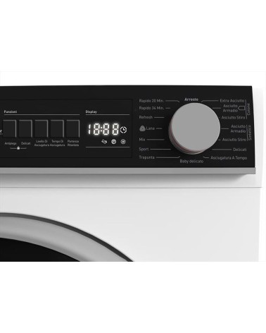 Asciugatrice Sharp KDNHB0S7GWD 10 kg con pompa di calore bianco classe D