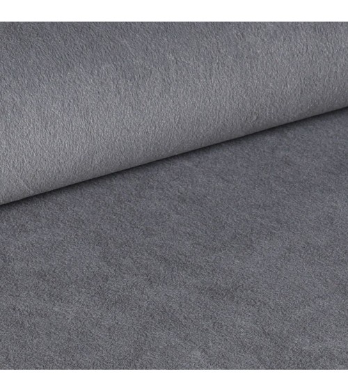 Sedia Vika in tessuto Anka 5 grigio con piedini neri set 4 pezzi