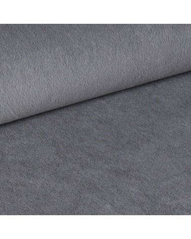 Sedia Vika in tessuto Anka 5 grigio con piedini neri set 4 pezzi