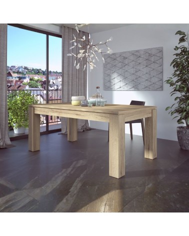 Tavolo allungabile 1475 con allunga centrale 190/235x 90x76 H cm. rovere