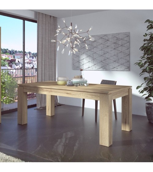 Tavolo allungabile 1475 con allunga centrale 190/235x 90x76 H cm. rovere