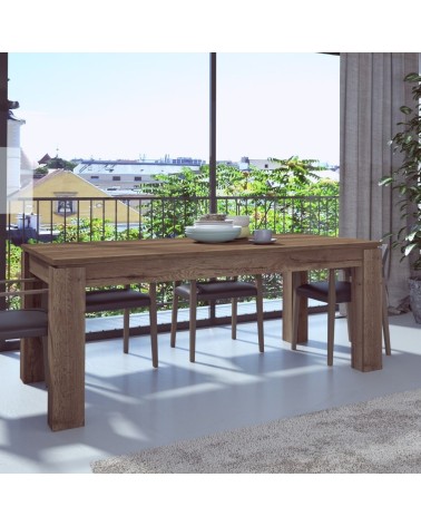 Tavolo allungabile 1485 con allunga centrale 190/235x 90x76 H cm. noce