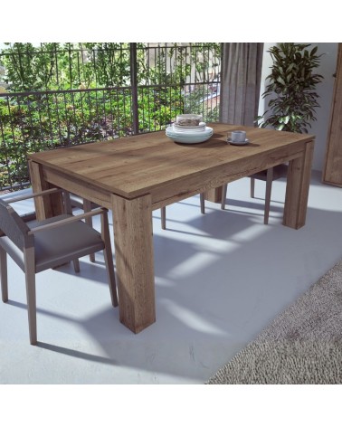 Tavolo allungabile 1485 con allunga centrale 190/235x 90x76 H cm. noce