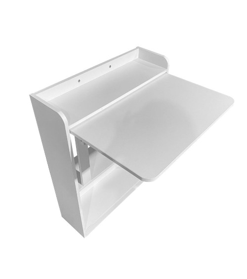 Scrivania tavolo pieghevole Plana colore bianco 64×56×H 82 cm