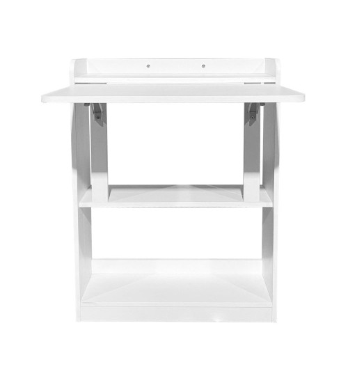 Scrivania tavolo pieghevole Plana colore bianco 64×56×H 82 cm