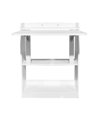 Scrivania tavolo pieghevole Plana colore bianco 64×56×H 82 cm