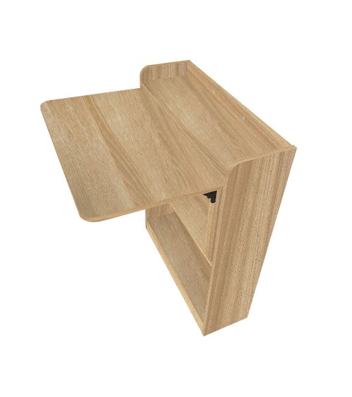 Scrivania tavolo pieghevole Plana colore rovere 64×56×H 82 cm