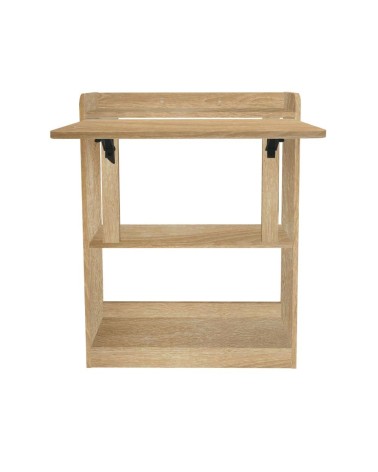 Scrivania tavolo pieghevole Plana colore rovere 64×56×H 82 cm
