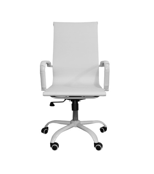 Poltrona da ufficio NuviaH con schienale altro colore bianco