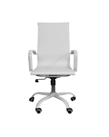 Poltrona da ufficio NuviaH con schienale altro colore bianco