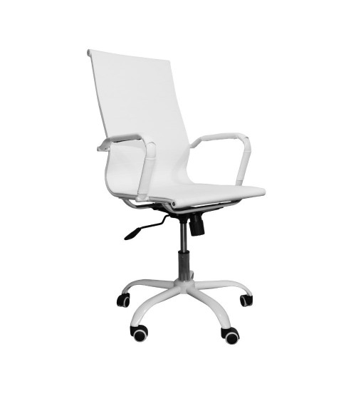 Poltrona da ufficio NuviaH con schienale altro colore bianco