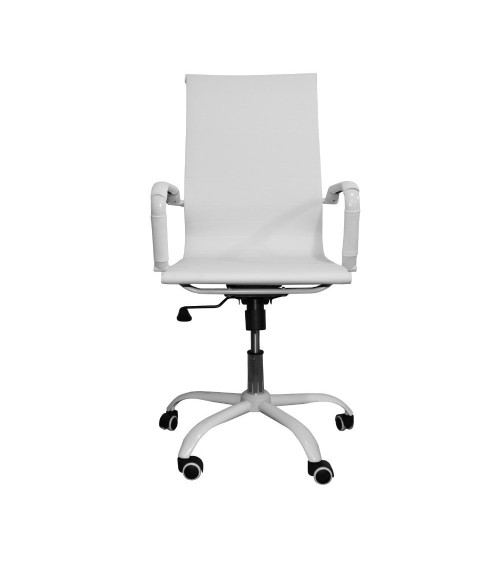 Poltrona da ufficio NuviaH con schienale altro colore bianco