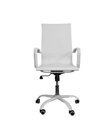 Poltrona da ufficio NuviaH con schienale altro colore bianco