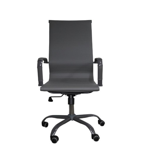 Poltrona da ufficio NuviaH con schienale altro colore grigio